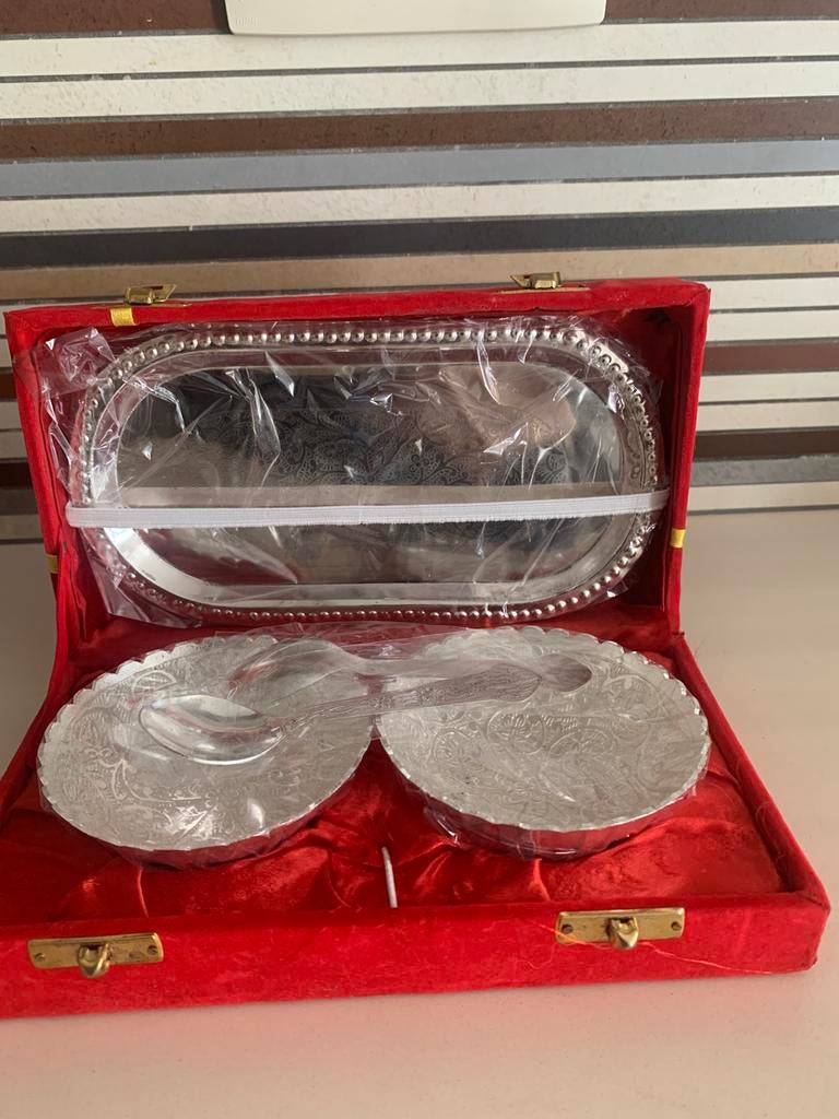 Zilveren servies india, Antiek en Kunst, Ophalen of Verzenden