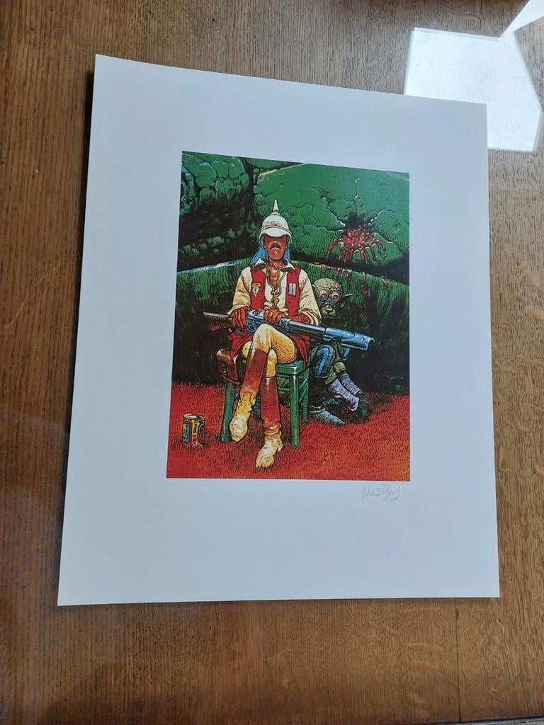 Serigraphie Moebius numérotéeet signée, Livres, Enlèvement ou Envoi