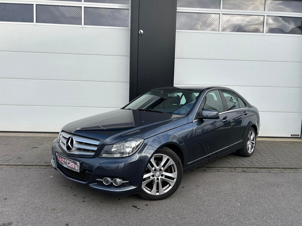 Mercedes C200CDI Avantgarde in perfecte staat, Auto's, Mercedes-Benz, Euro 5, Zwart, Leder en Stof, Bedrijf