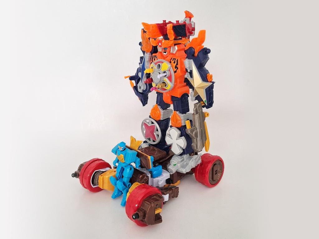 Power Rangers Ninja Steel Blaze Bullrider Megazord, Ophalen of Verzenden, Gebruikt