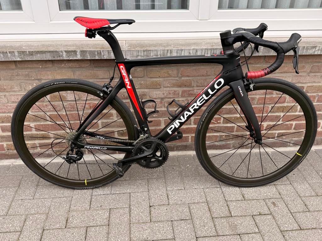 Pinarello GAN  alles carbon mavic sl40 talon ultra stuur 7kg, Fietsen en Brommers, Ophalen, Zo goed als nieuw, Carbon