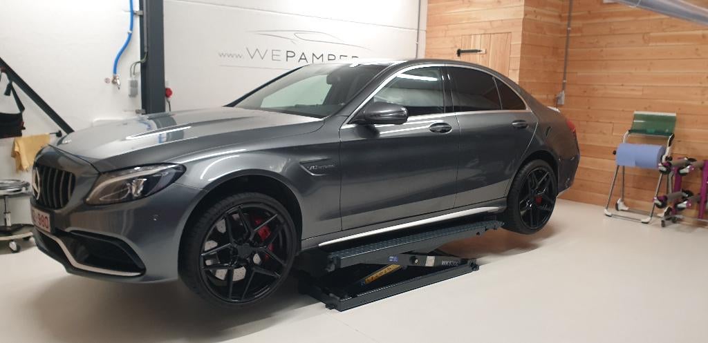 Schaarhefbrug, bandenbrug detailingbrug wrappingbrug, Ophalen, Zo goed als nieuw