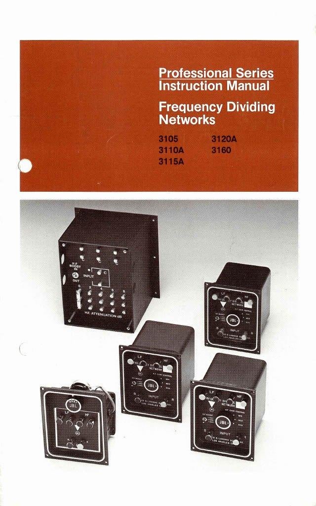 CROSSOVERS JBL 3110A, Reconditionné, Autres types, 120 watts ou plus, Enlèvement ou Envoi