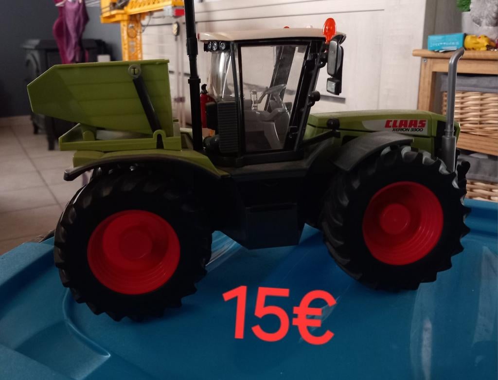 Claas tractor, Ophalen
