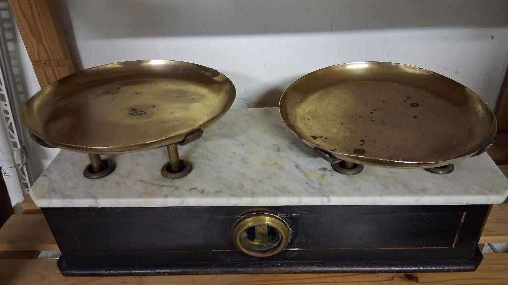 ANTIEKE FRANSE WEEGSCHAAL, Antiek en Kunst, Ophalen