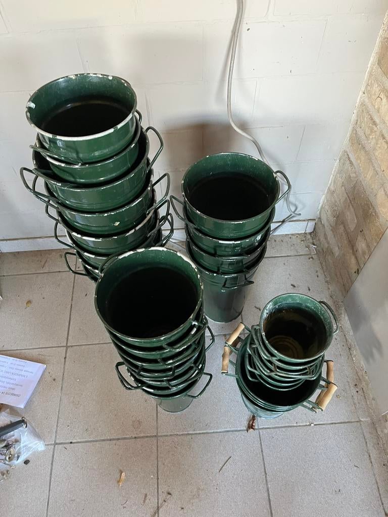 Lot bloemen vazen, Tuin en Terras, Bloempotten, Ophalen, Zo goed als nieuw