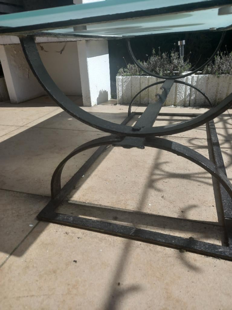 Table basse en fer forgé, Maison & Meubles, Enlèvement