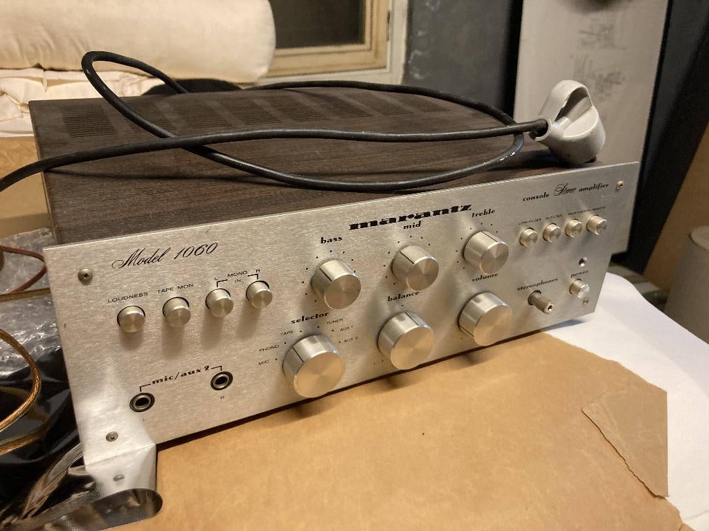 Marantz 1060 versterker, TV, Hi-fi & Vidéo, Enlèvement, Utilisé, Autres marques