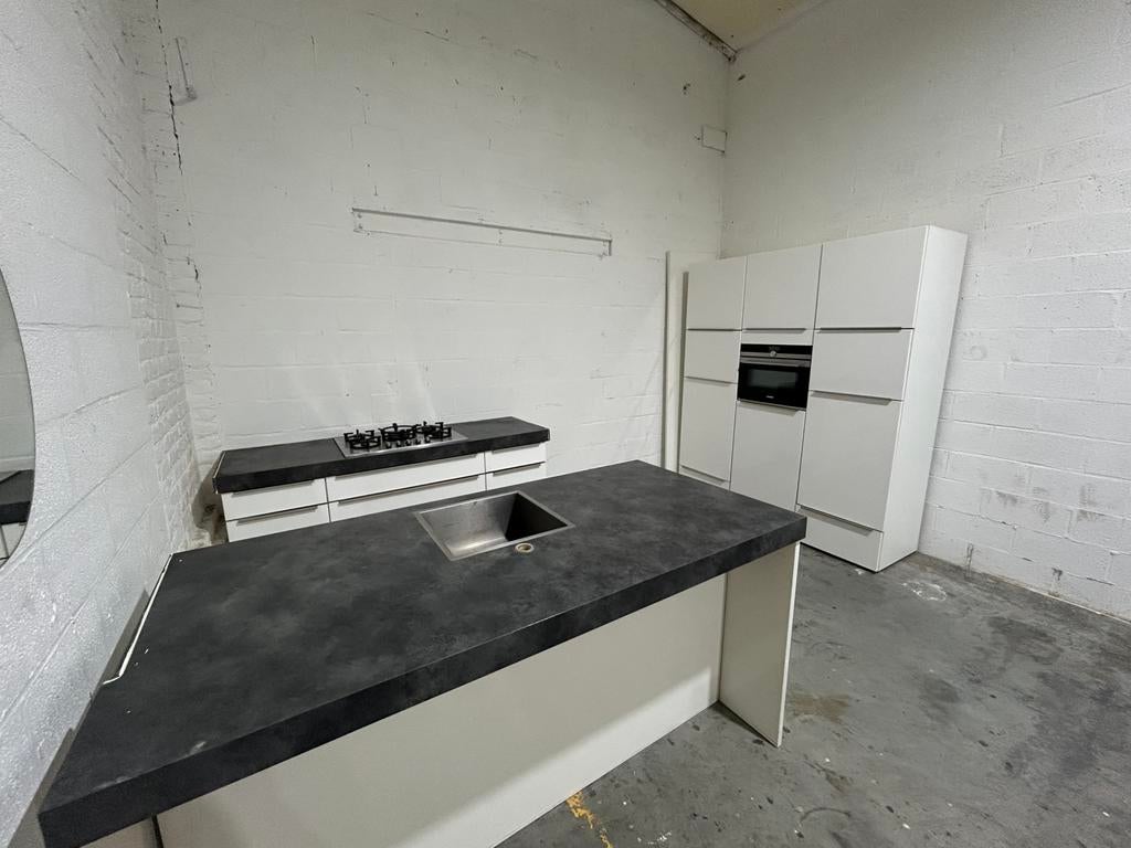 Cuisine îlot complet, Enlèvement ou Envoi, Comme neuf, Blanc, Avec îlot