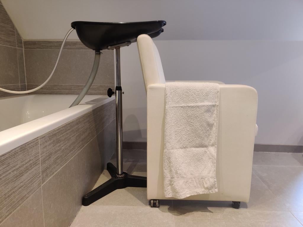 Mobiele haarwasbak te koop, Ophalen