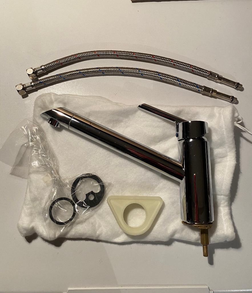 ROBINET MITIGEUR ÉVIER - MARQUE NOBILI - CHROMÉ, Bricolage & Construction, Sanitaire, Envoi, Neuf, Chrome, Robinet