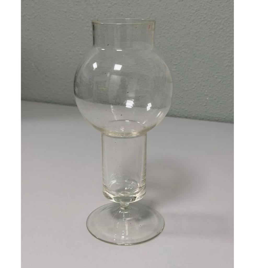 Vase en verre vintage - 25 cm - formes vase à fleurs uniques, Enlèvement ou Envoi