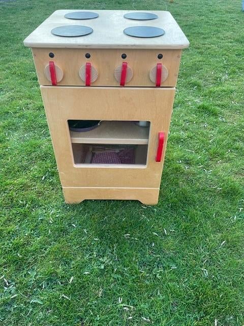 vintage kinderkeuken, Ophalen, Gebruikt, Hout, Speelkeuken-accessoire