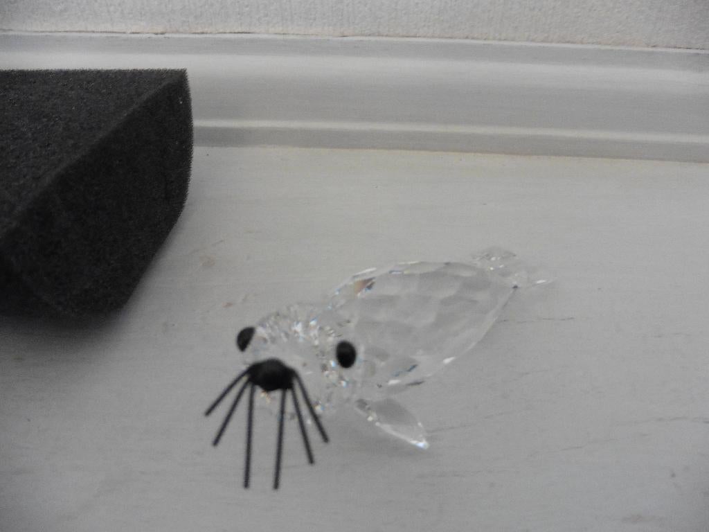 SWAROVSKI, figurine en cristal, phoque, Collections, Collections Animaux, Neuf, Statue ou Figurine, Autres, Enlèvement ou Envoi