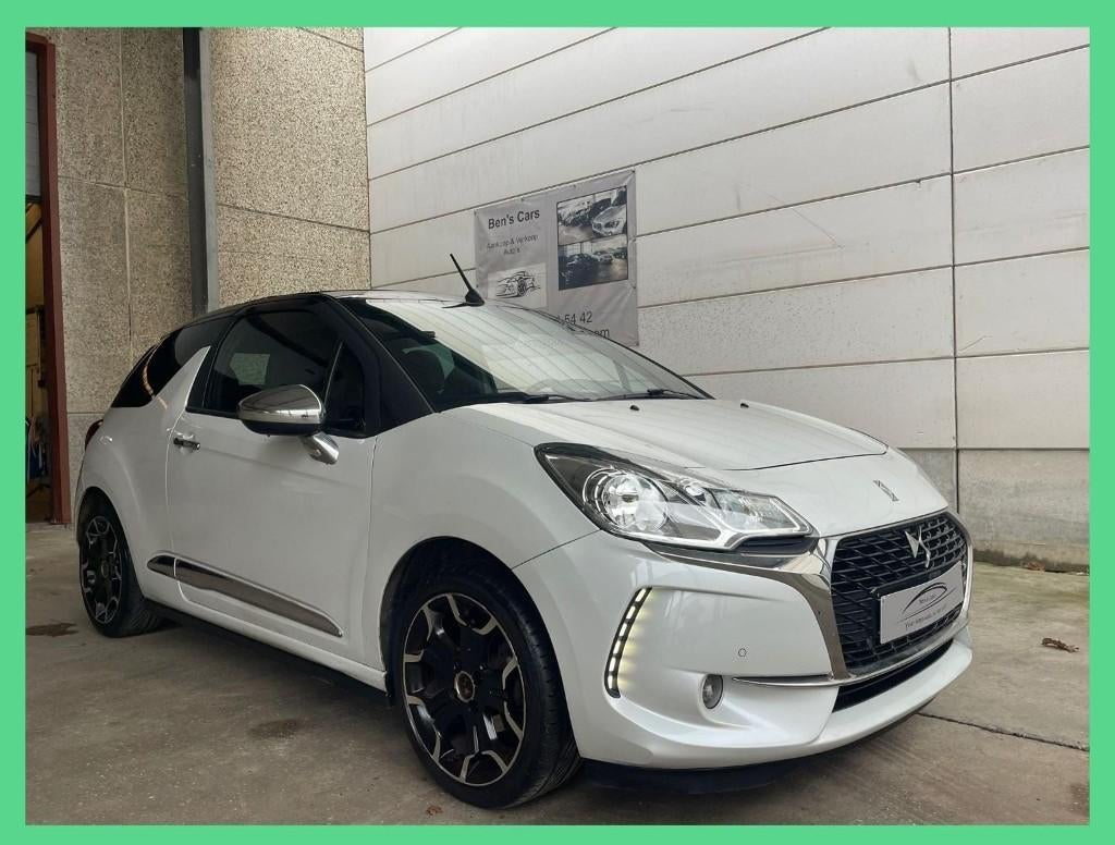 Citroen DS3 Cabrio 1.2i 110pk * GPS/Camera/Airco *, Auto's, Stof, Cabriolet, USB, Wit