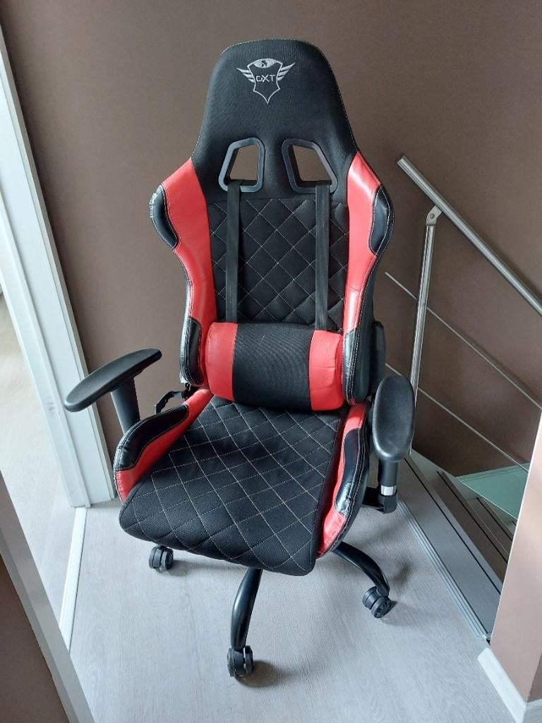 gaming stoel, Ophalen, Gaming bureaustoel, Gebruikt, Rood