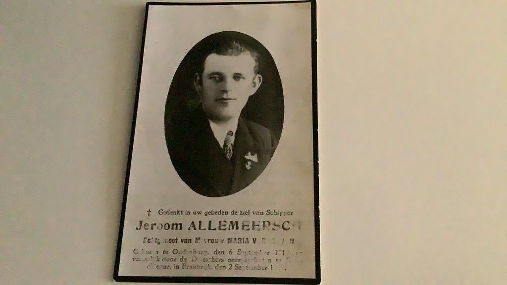 Victime de guerre 1941 Oudenburg, Collections, Enlèvement ou Envoi