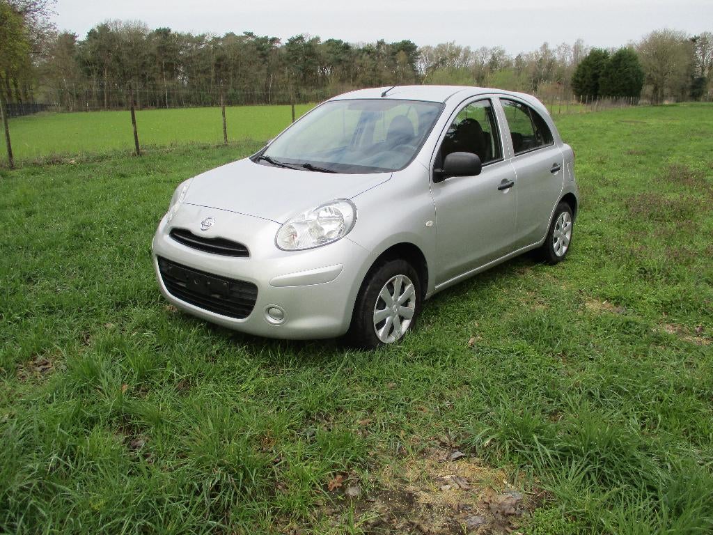 NISSAN MICRA 1.2 BENZ 5 DEUR AIRCO  48.300KM +CAR PASS!., Voorwielaandrijving, Euro 5, Stof, 115 g/km