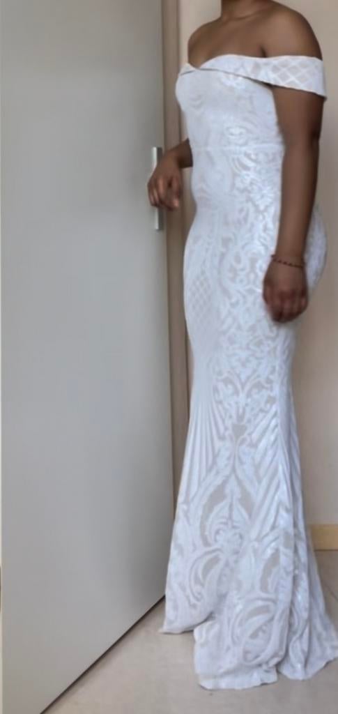 Robe de longue, Vêtements | Femmes, Neuf, Enlèvement ou Envoi, Taille 36 (S), Blanc