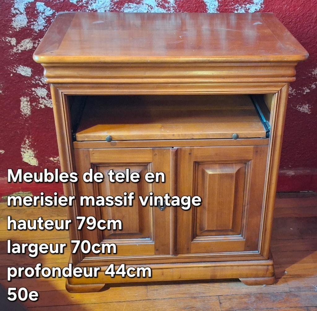 Meubles de télé, Maison & Meubles, 25 à 50 cm, Moins de 100 cm, Vintage, Comme neuf