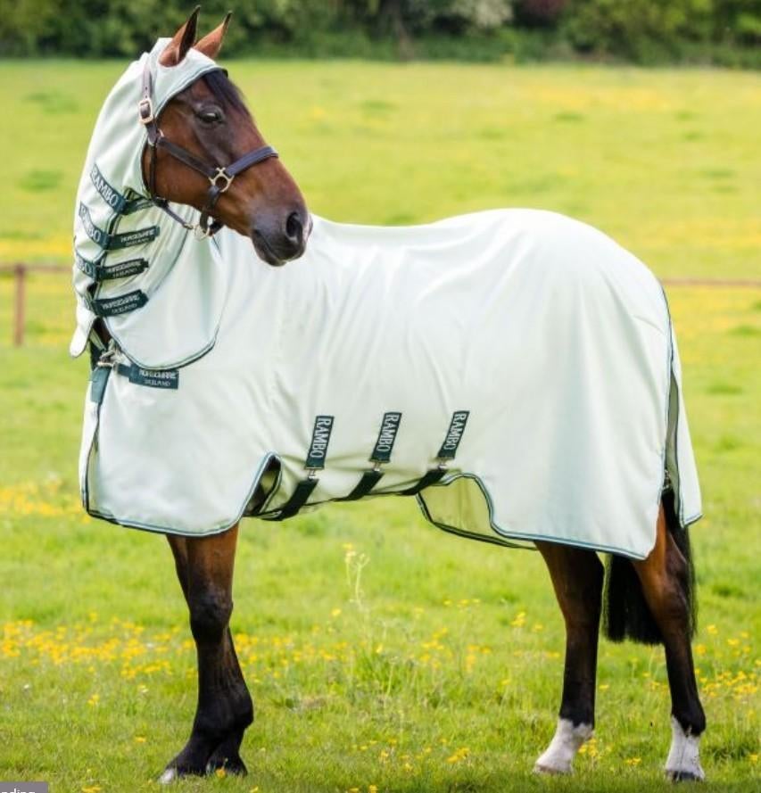 Chemise anti-insectes Horseware plus un masque  - 145 cm, Enlèvement ou Envoi, Comme neuf, Couverture
