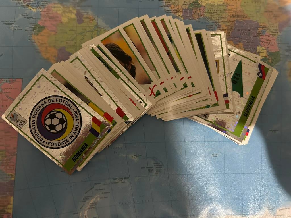 Panini Euro 2000 ‘ Tesco editie ‘ compleet, Ophalen of Verzenden, Zo goed als nieuw, Meerdere stickers