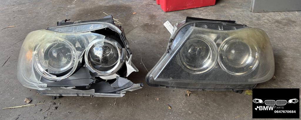 Set koplamp xenon Bmw 3-Serie E90 E91 pre facelift MET WERK, -, Origine de la pièce connue, Utilisé, -