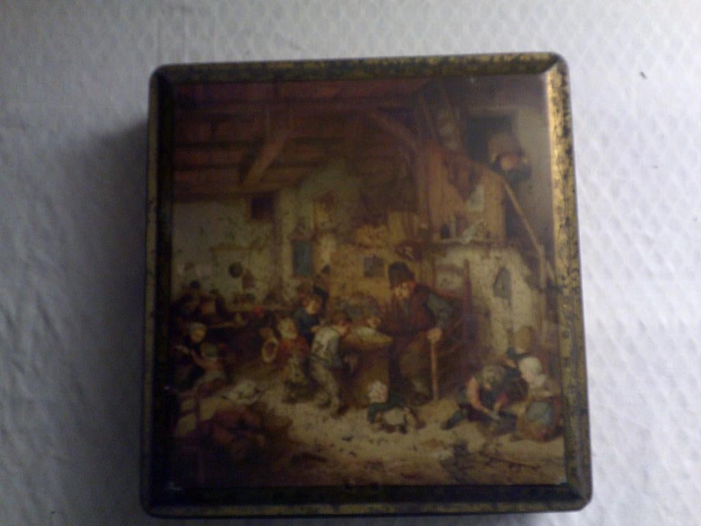 Vintage blikken doos, Verzamelen, Ophalen of Verzenden, Gebruikt, Overige, Overige merken