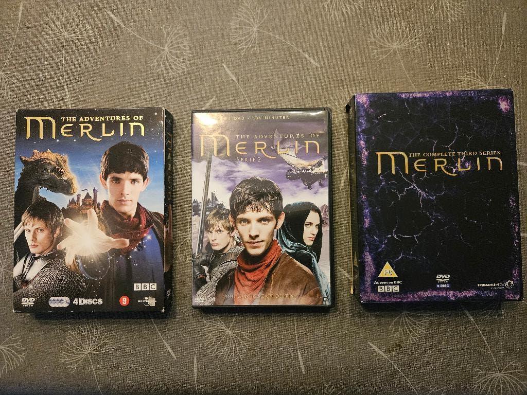 Merlin seizoen 1/2/3, Ophalen of Verzenden, Zo goed als nieuw