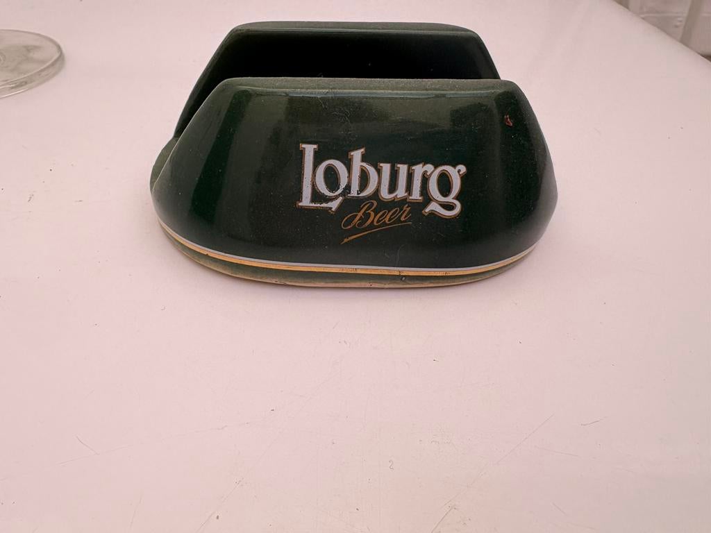 Porte-feutre Loburg rétro vintage, Collections, Enlèvement, Comme neuf, Panneau, Plaque ou Plaquette publicitaire, Autres marques