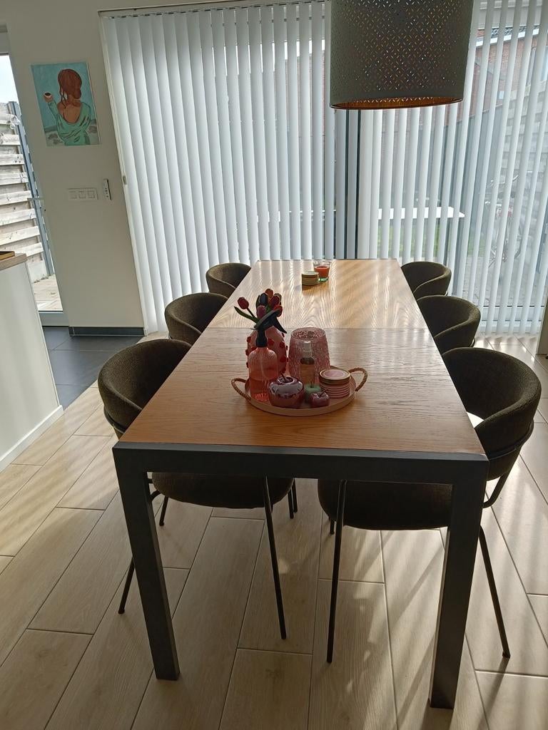 Eettafel uitschuifbaar, Huis en Inrichting, Tafels | Eettafels, Ophalen