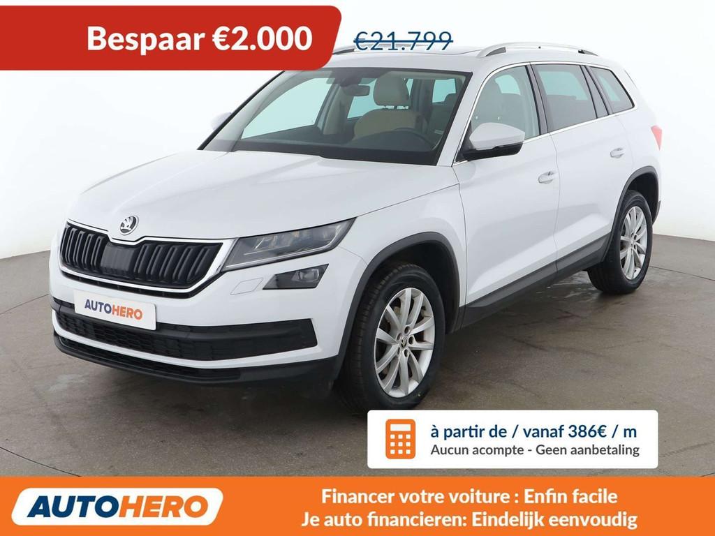 Skoda Kodiaq 2.0 TDI Style 4x4 (bj 2017, automaat), Auto's, Automaat, Gebruikt, 149 g/km, Alcantara