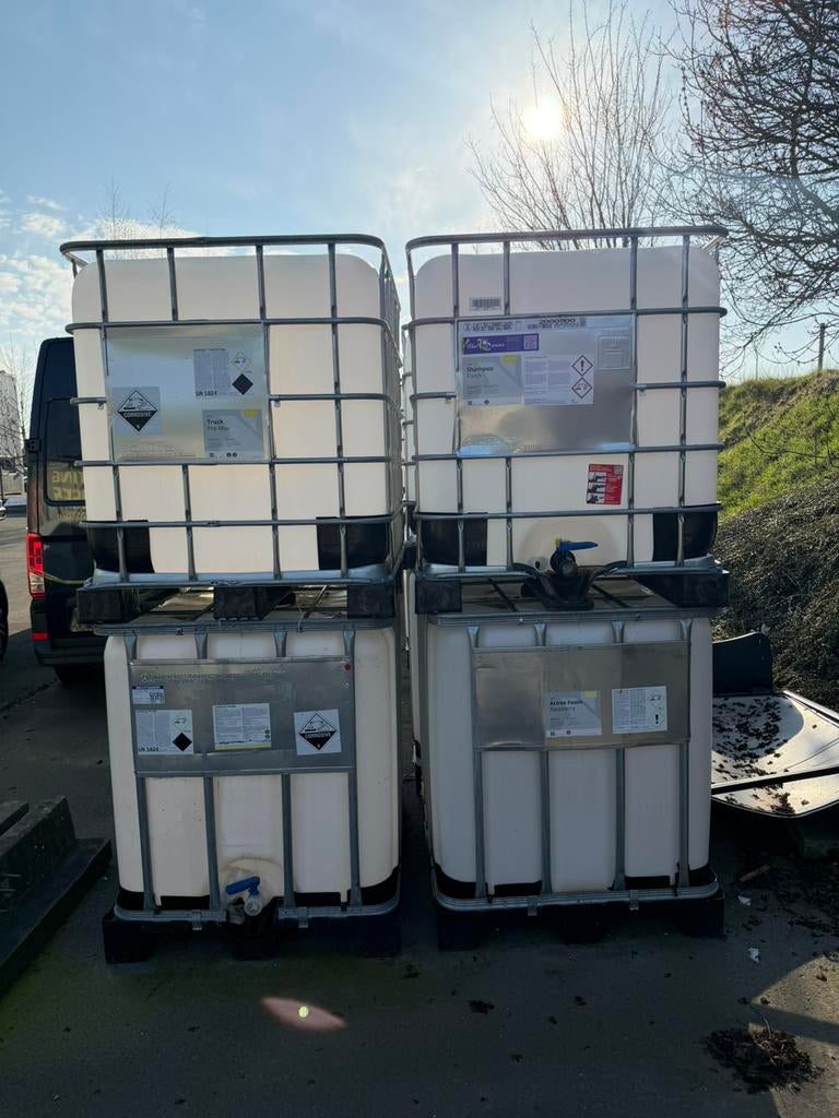 1000l bidons, Ophalen, Zo goed als nieuw