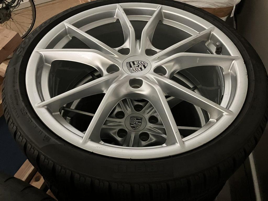 Porsche 911 Turbo velgen met Banden 305/30 ZR19 Pirelli, Auto-onderdelen, -, -, Banden en Velgen, Nieuw