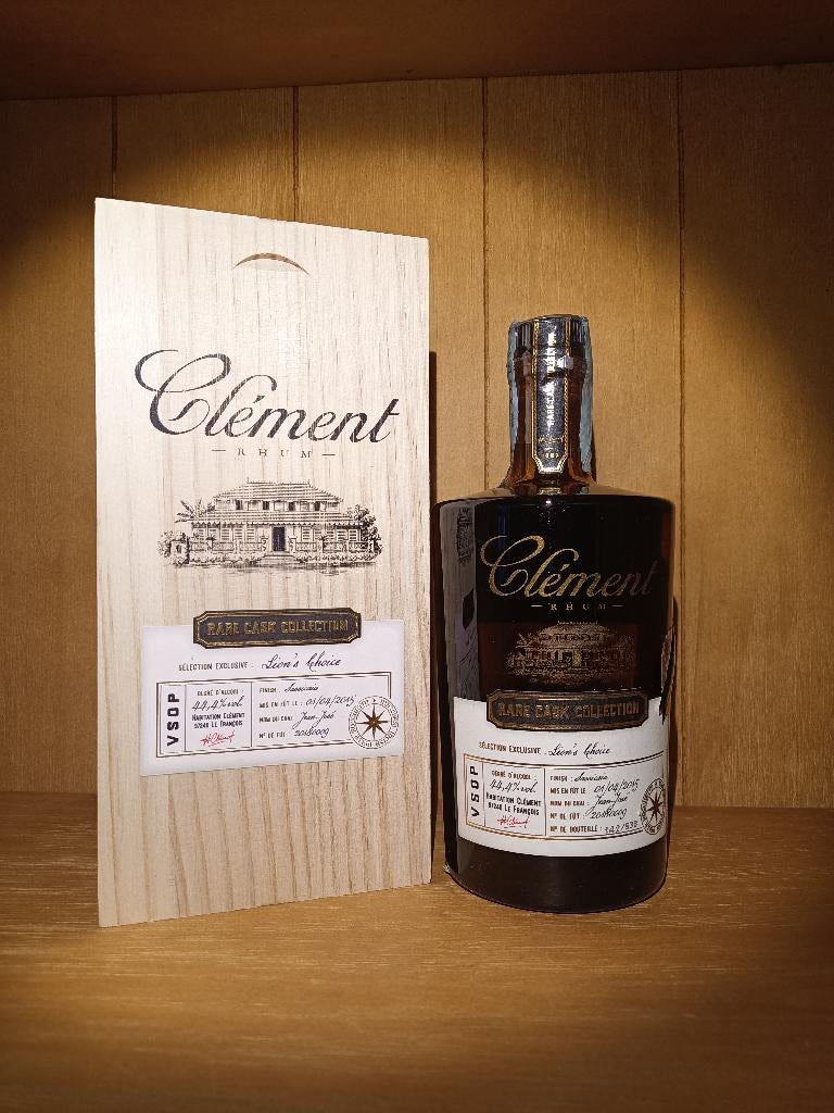 Rum Clément 2015 - Rare Cask Lion's Choice Sassicaia - 50cl, Verzamelen, Wijnen, Overige typen, Nieuw, Ophalen of Verzenden, Zuid-Amerika