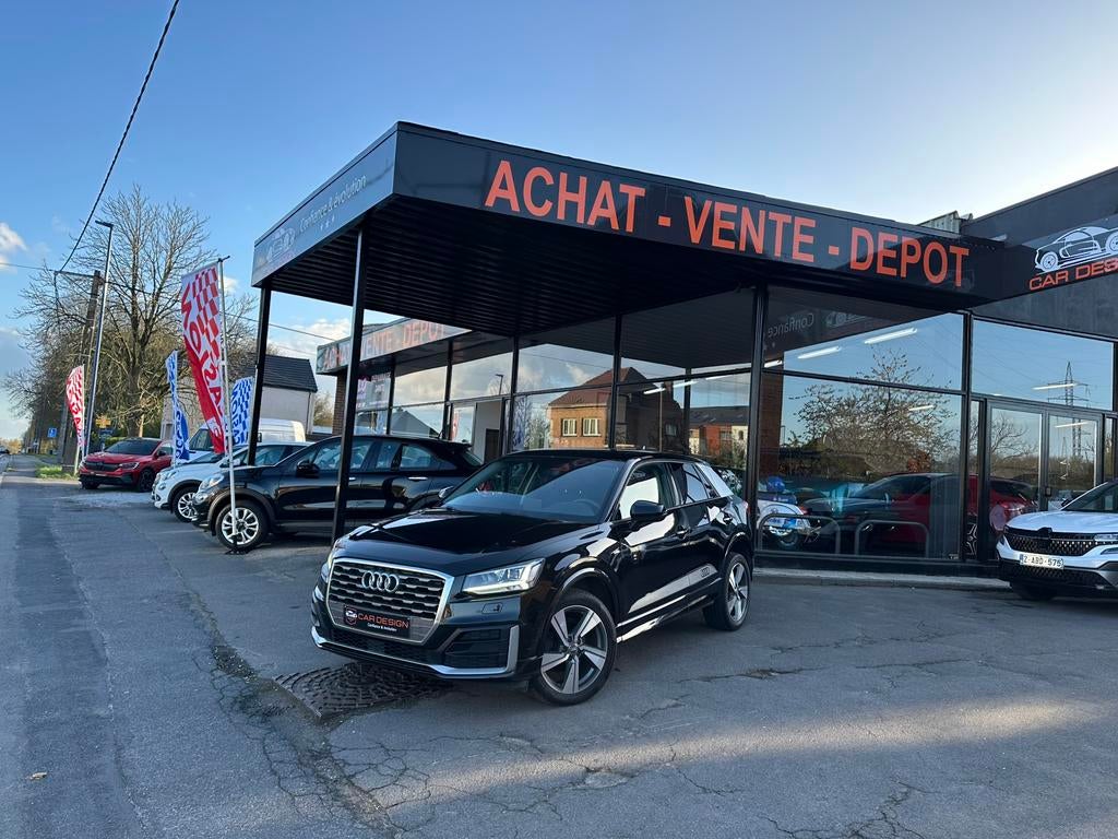 Audi Q2 / 1.6tdi / 2020 / 175.000km / automatique.., Auto's, Audi, Automaat, Zwart, Bedrijf, 5 deurs