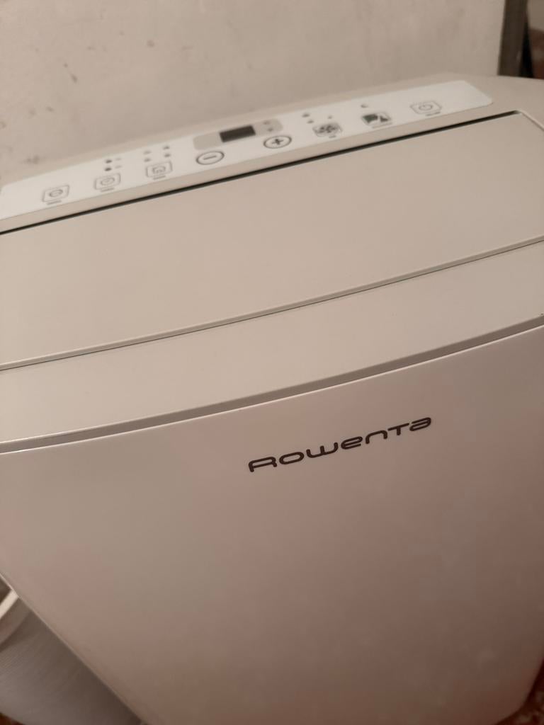 Mobiele Airco - rowenta, Electroménager, Climatiseurs, Comme neuf, Climatiseur mobile, Moins de 60 m³, Refroidissement et Déshumidification