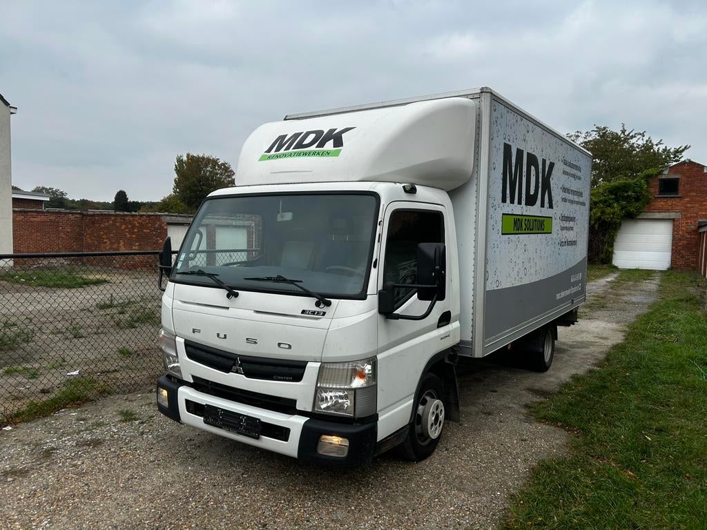 Mitsubishi Fuso Canter 3.0D - 2013 automaat *rijbewijs B* !!, Euro 5, Zwart, USB, Wit