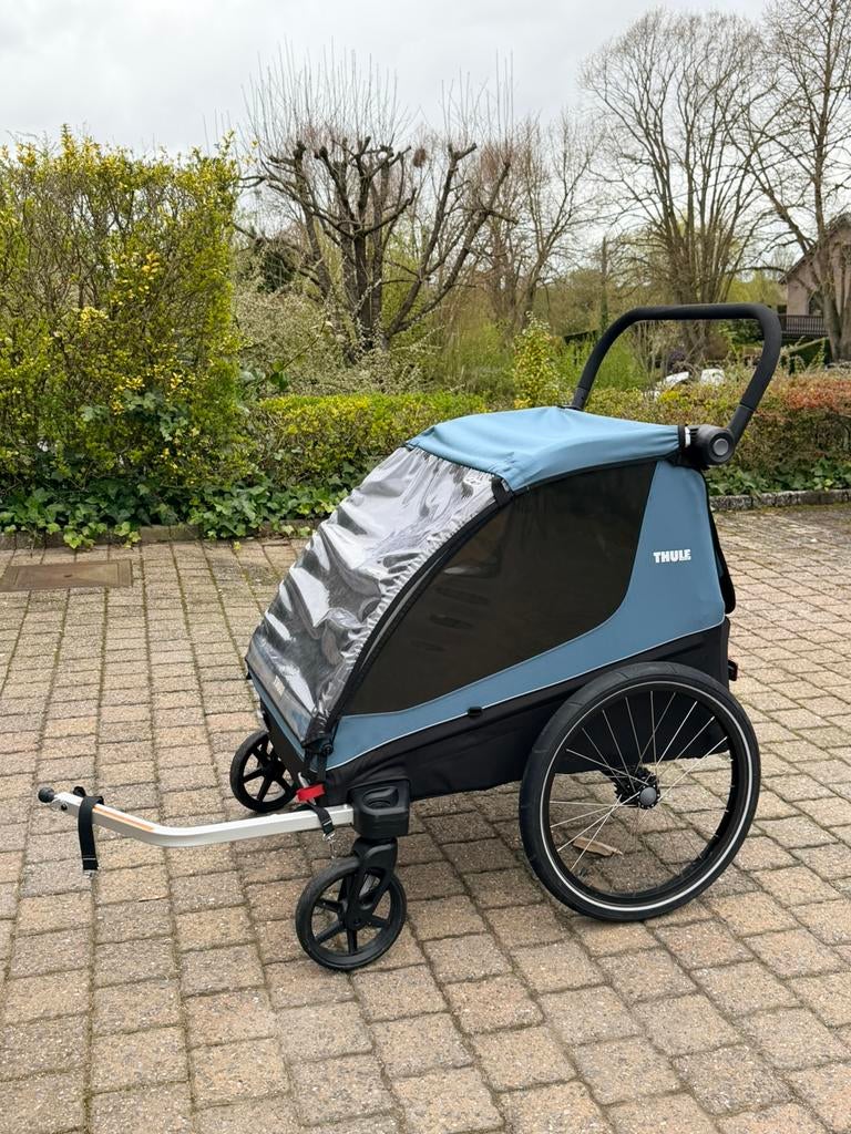 Remorque velo Thule, Vélos & Vélomoteurs, Enlèvement ou Envoi, Comme neuf