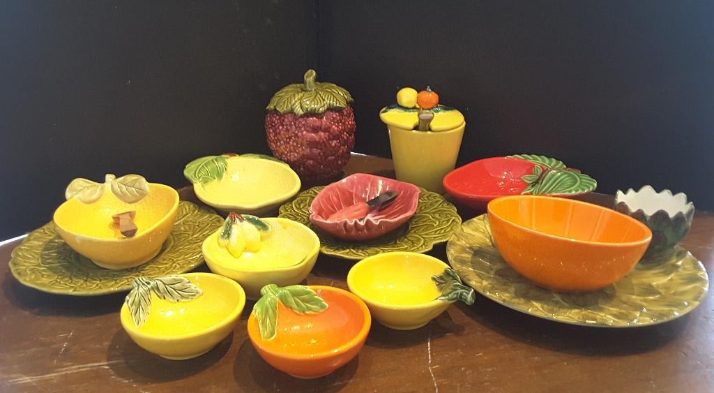 Servies fruitset, Ophalen