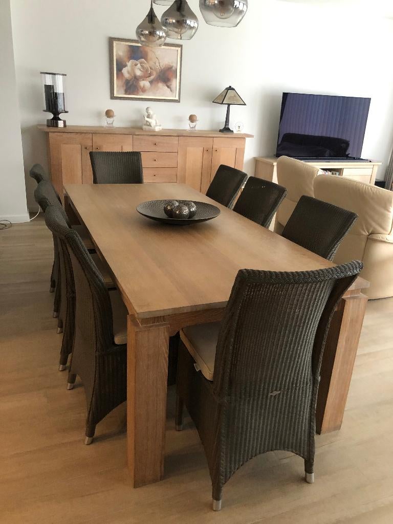 Stoelen SHEPPARD 8 stuks, Ophalen, Klassiek, Riet of Rotan, Zo goed als nieuw