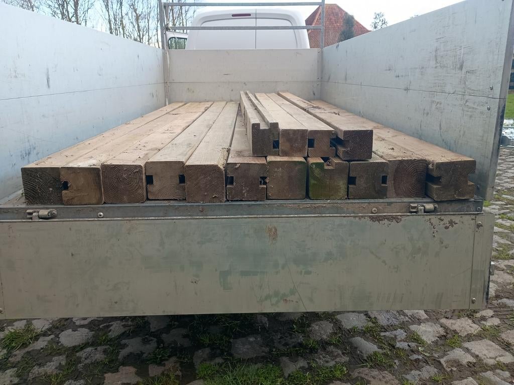 Tuinhout, Ophalen, Balken