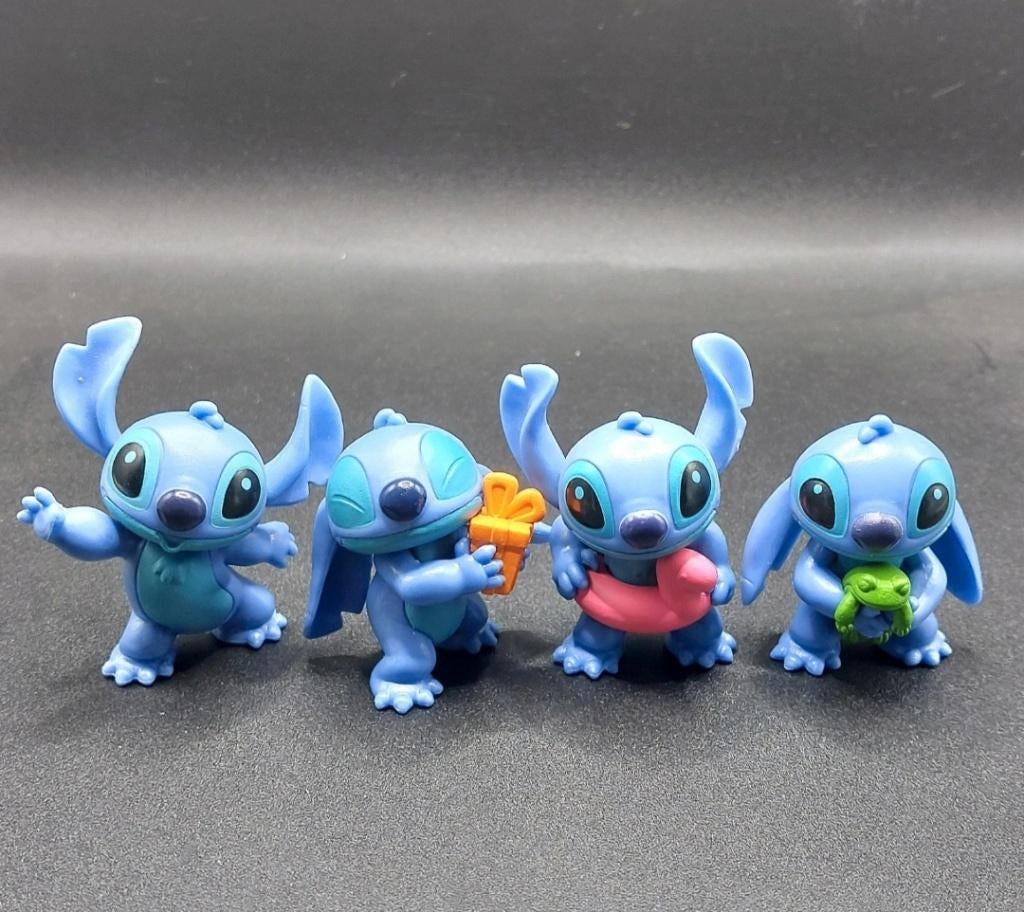 4 figurines Stitch, Enlèvement, Utilisé