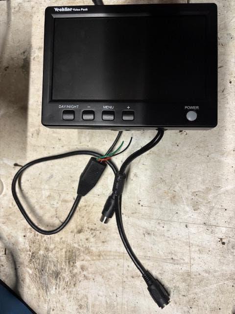 Scherm achteruitrijcamera camper, Ophalen, Zo goed als nieuw