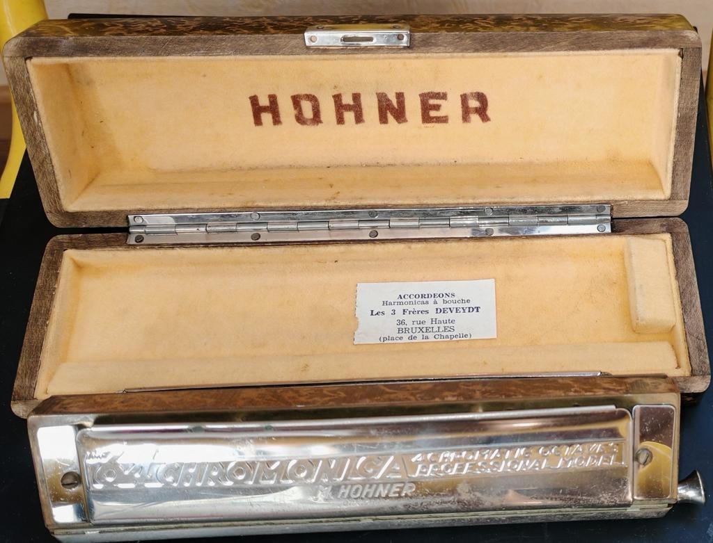 Harmonica HOHNER Chromonica 64 (pro), Ophalen