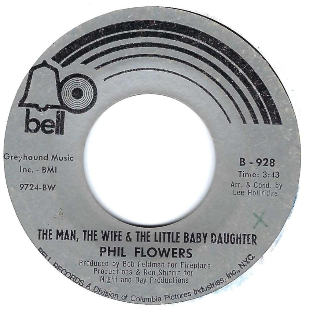 Funk 45: Phil Flowers – The Man, The Wife, & The Little ba, Single, Utilisé, 7 pouces, R&B et Soul