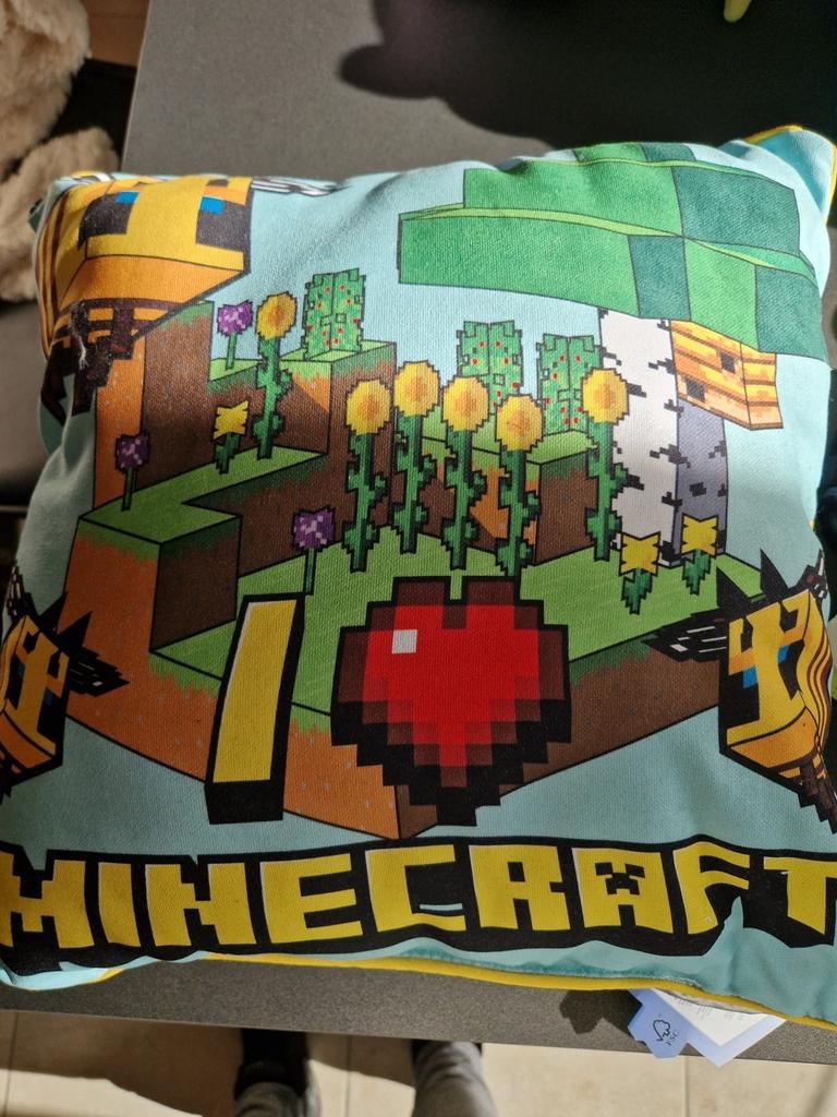 Coussin Minecraft, Enlèvement ou Envoi, Neuf, Autres types