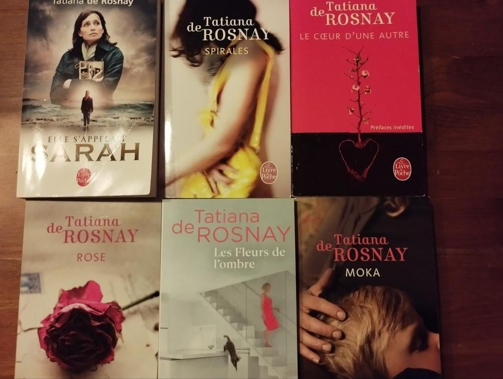 Lot de 6 Tatiana de Rosnay, Livres, Enlèvement ou Envoi
