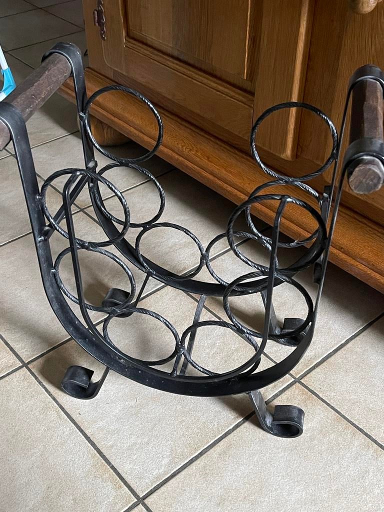 Porte bouteille, Ophalen, Zo goed als nieuw, Hout