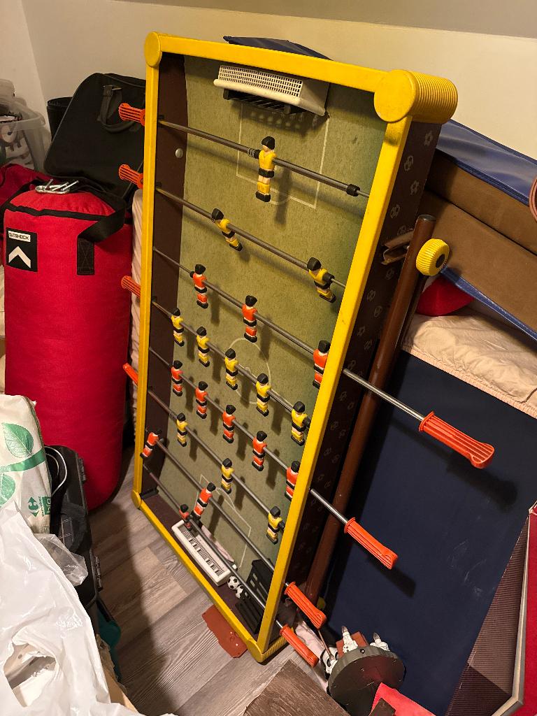 Voetbaltafel  vintage, Ophalen of Verzenden, Gebruikt